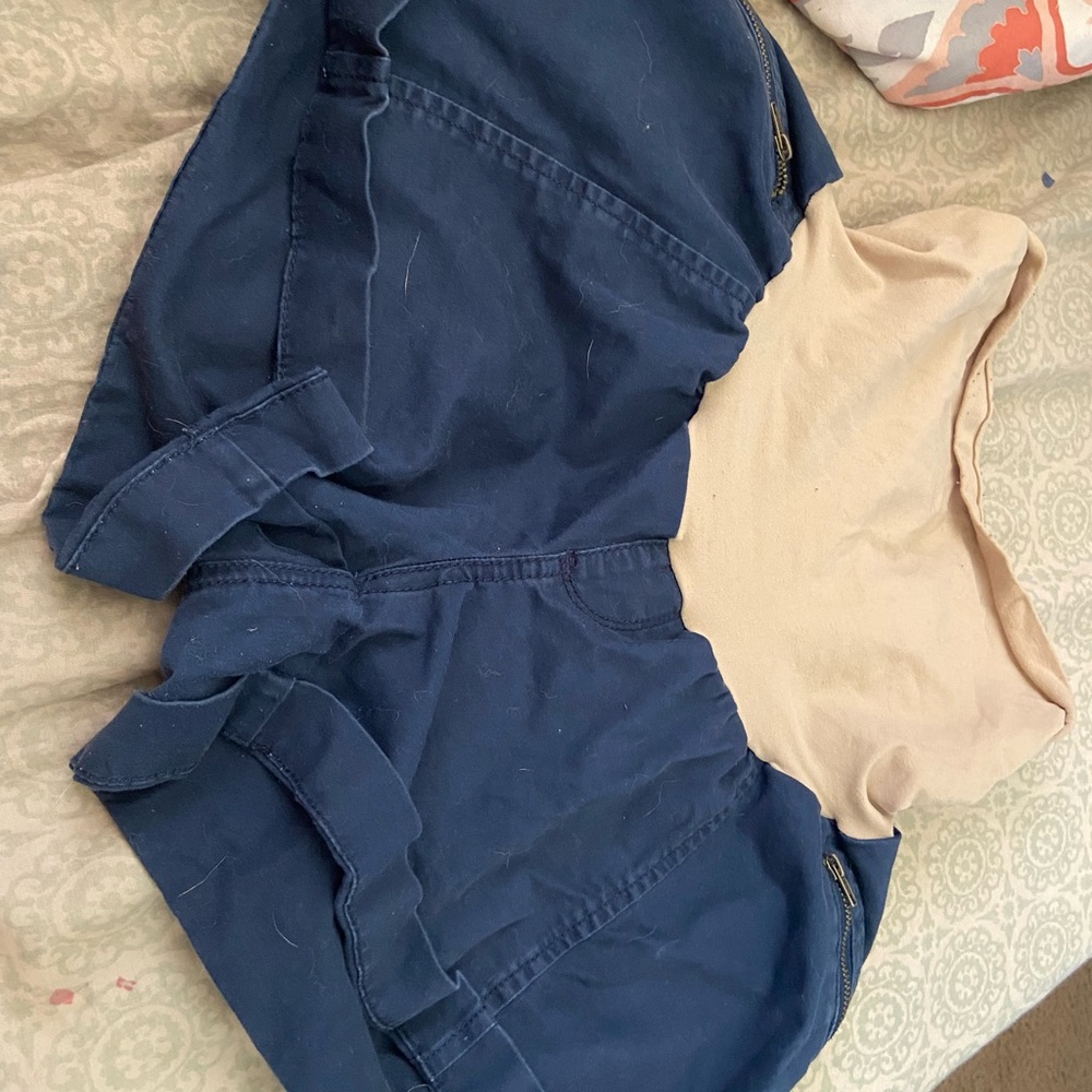 ‘MOTHERHOOD’ maternity jeans shorts